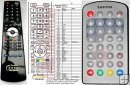 Lenco TFT-711 replacement remote control Lenco TFT-711 replacement remote control