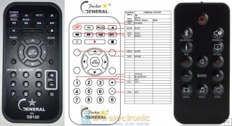 jbl sb150 remote control replacement