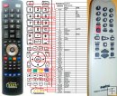 SANYO RB-DA100, RBDA100 - replacement remote control SANYO RB-DA100, RBDA100 - replacement remote control