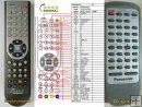 Panasonic EUR644861, EUR644864 - replacement remote control Panasonic EUR644861, EUR644864 - replacement remote control