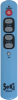 SEKI SLIM light blue - Universal remote control SEKI SLIM light blue - Universal remote control