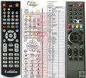 Ferguson AF6318CR, AF7318, AF3318 remote control replacement Ferguson AF6318CR, AF7318, AF3318 remote control replacement