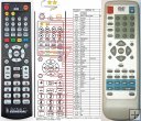 Yamada DVX6600 remote control replacement Yamada DVX6600 remote control replacement