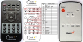 Genius - SW-HF 5.1. 5000 - replacement remote control Genius - SW-HF 5.1. 5000 - replacement remote control