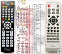 LG 6710CMAR01B - replacement remote control LG 6710CMAR01B - replacement remote control