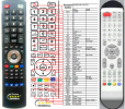 KENSTAR VG-DTV - replacement remote control KENSTAR VG-DTV - replacement remote control