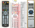 Sharp RRMCG0031SJSA - replacement remote control Sharp RRMCG0031SJSA - replacement remote control