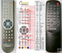 Otava TV-RM-D19 - replacement remote control Otava TV-RM-D19 - replacement remote control