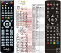 ORAVA DVB-20 H.265 replacement remote control ORAVA DVB-20 H.265 replacement remote control
