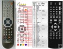 Akai AMD02 - replacement remote control Akai AMD02 - replacement remote control
