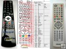 Yamada Dtr-1000hx - replacement remote control Yamada Dtr-1000hx - replacement remote control