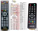 EVOLVE Arcadia DT-3030H - replacement remote control EVOLVE Arcadia DT-3030H - replacement remote control