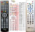 UPC DSR4101, RC 25821/01 - replacement remote control UPC DSR4101, RC 25821/01 - replacement remote control