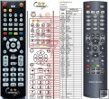 Golden Interstar GI-S900HD remote control replacement Golden Interstar GI-S900HD remote control replacement