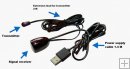 IR repeater DA4339A, USB, 2m IR repeater DA4339A, USB, 2m