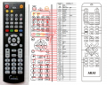 AKAI AD70H - compatible General-branded remote control