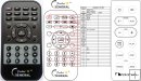 NAKAMICHI DELTA 100R - replacement remote control NAKAMICHI DELTA 100R - replacement remote control