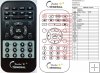 DENON DRM550 replacement remote control DENON DRM550 replacement remote control