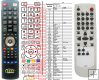 Daewoo R-46C31 - replacement remote control Daewoo R-46C31 - replacement remote control