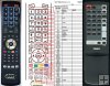 YAMAHA VR09390 RX-385 remote control replacement YAMAHA VR09390 RX-385 remote control replacement