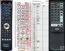 YAMAHA VR09390 RX-385 remote control replacement YAMAHA VR09390 RX-385 remote control replacement