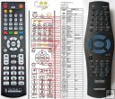 Daewoo VCR R-2GAB0 remote control replacement Daewoo VCR R-2GAB0 remote control replacement