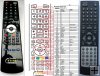 DENVER TFD-2213 replacement remote control DENVER TFD-2213 replacement remote control