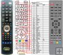 SENCOR SLE-47F90M4 - replacement remote control SENCOR SLE-47F90M4 - replacement remote control