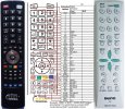 Sanyo 1-800-877-5032 replacement remote control Sanyo 1-800-877-5032 replacement remote control