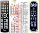 Daewoo AM-41D for DHC-X100, DHC-X150E replacement remote control Daewoo AM-41D for DHC-X100, DHC-X150E replacement remote control
