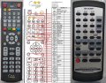 Sharp RRMCG0358AWSA remote control duplicate Sharp RRMCG0358AWSA remote control duplicate