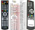 Opensat XT9500HD remote control replacement
