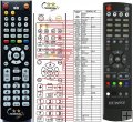 Di-Way IRD-4000 replacement remote control Di-Way IRD-4000 replacement remote control