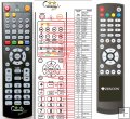 Zircon T3000HD Plustelka - replacement remote control Zircon T3000HD Plustelka - replacement remote control