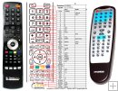 Hyundai DV2X102DU - Replacement remote control Hyundai DV2X102DU - Replacement remote control