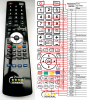 AIWA AD-F450 - compatible General-branded remote control
