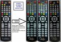 GENERAL DUPLICATE SAT-TV - remote control 1:1 replacement ON DEMAND GENERAL DUPLICATE SAT-TV - remote control 1:1 replacement ON DEMAND