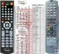 Orava DVB-10 a DVB-11 - replacement remote control Orava DVB-10 a DVB-11 - replacement remote control