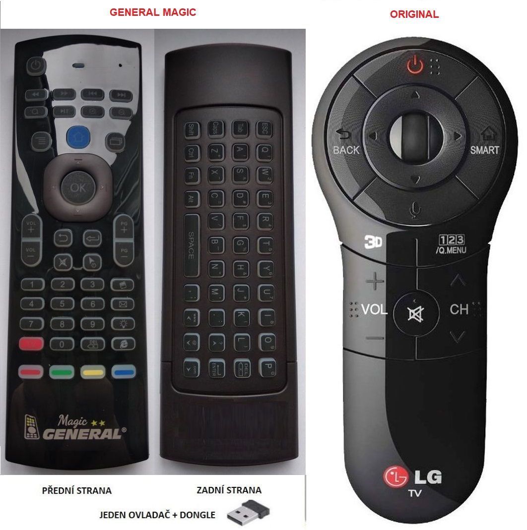 Mando a distancia universal LG Magic para LG Smart TV – LG Remote  Compatible con todos los modelos de LG Smart TV – 1 año de garantía  incluido – (sin