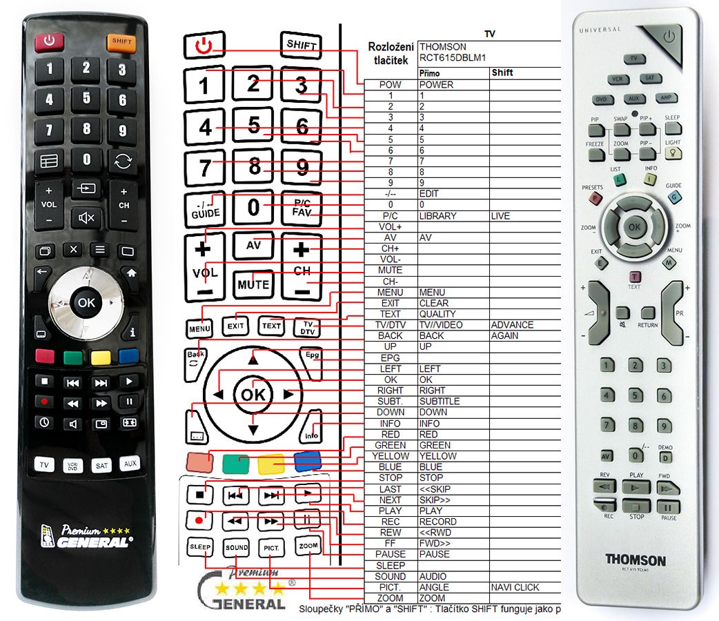 THOMSON SB250BT - télécommande de remplacement - $16.6 : REMOTE