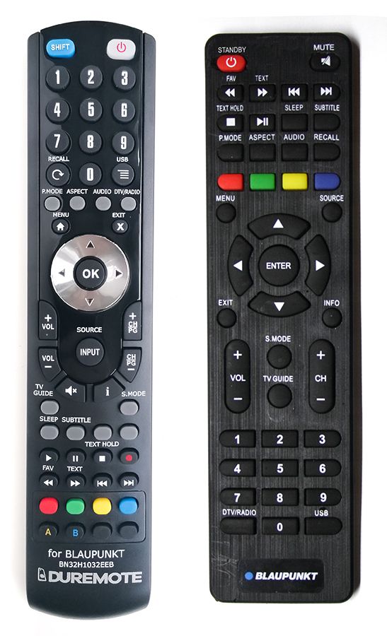 Remote controls for TELEVISION BLAUPUNKT : REMOTE CONTROL WORLD, REMOTE  CONTROL WORLD, E-shop with original and replacement remotes for TV, SAT,  DVD, Audio.