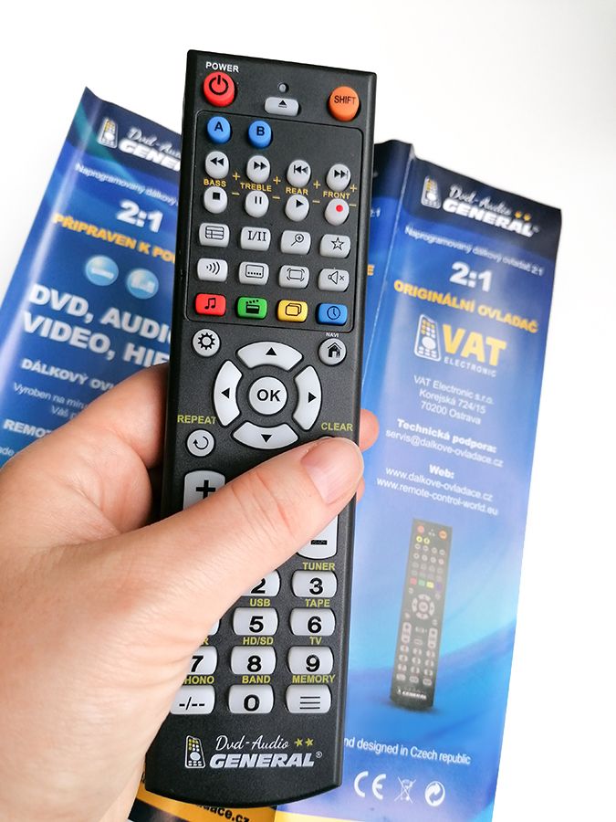 RE-FLIX Telecomando Compatibile Con Pioneer CU-XR015 – Plug & Play, Senza Programmazione, Per HI-FI E Smart TV