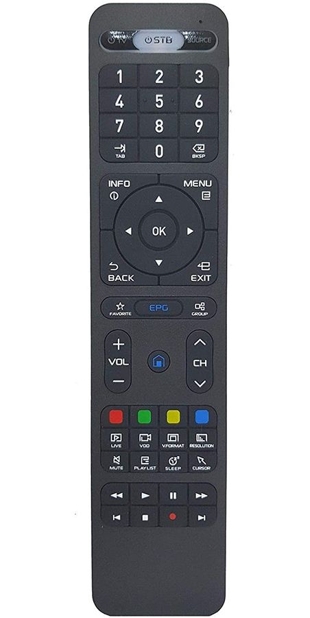 Formuler Z7+, Z7+ 5G, Z8 4K, Z Alpha, ZX, ZX 5G S - Replacement Remote Control