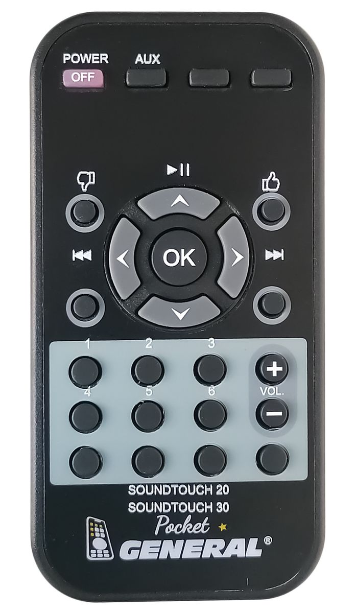 Télécommande copieuse GENERAL POCKET – la télécommande sur mesure avec  impression des touches à la demande - $17.5 : REMOTE CONTROL WORLD