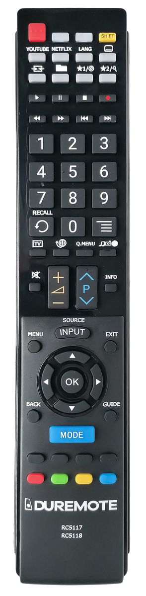 New Replacement Remote Control RC 5117 for TV  LUXOR LED50RST 