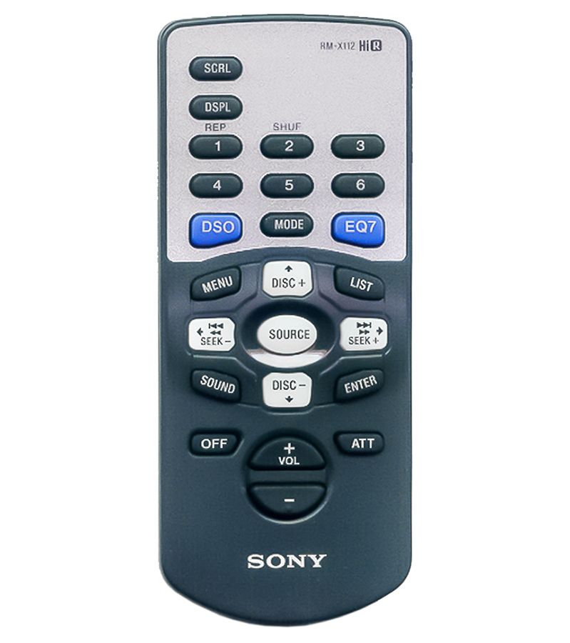 SONY RM-X110, RM-X112, RM-X143, CDX-M8800, CDX-CA850X, CDX-CA860X,  CDX-CA900X - genuine original remote control