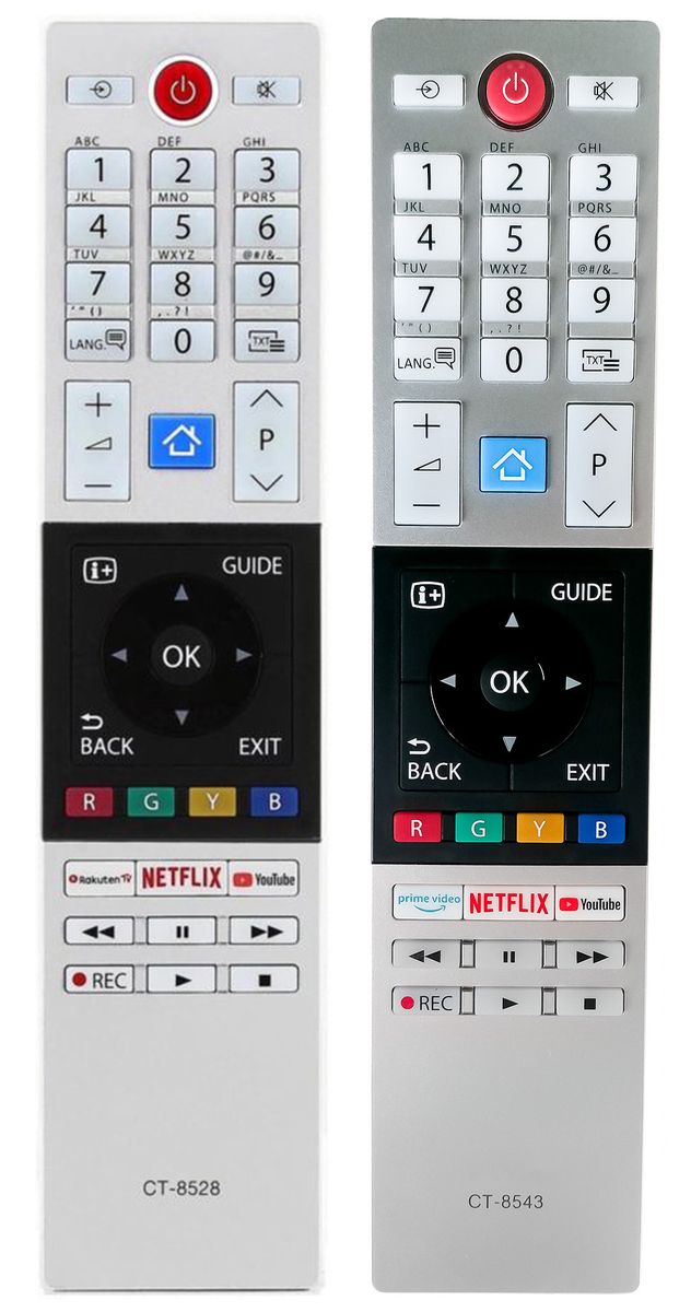 TOSHIBA CT8543 replacement remote control 12.5 EUR REMOTE