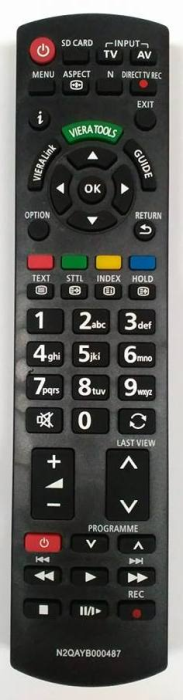 Replacement Remote Control for Panasonic TX-P37X20B 