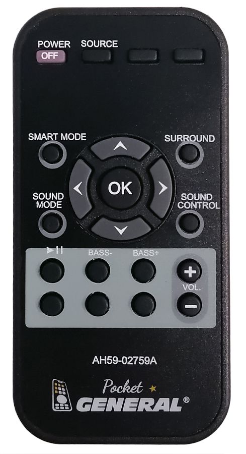 HW-MS750 OEM Samsung Remote Control Shipped with HWMS6500 HW-MS6500 HWMS750