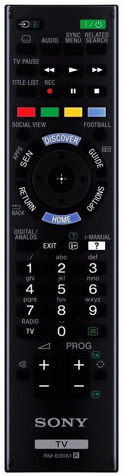 SONY RM-ED061 - mando a distancia original - $21.7 : REMOTE CONTROL WORLD